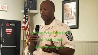 Time To Prepare For My TED Talk On Police Accountability With #HamptonPD Chief Mark Talbot