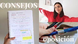 10 consejos para estudiar oposiciones y APROBAR  | Así he sacado plaza de A1, A2 y C1