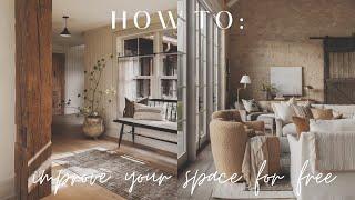 How to Makeover Your Space For Free || No Money Needed || Tips & Ideas