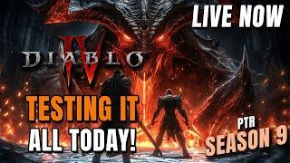 SEASON 9 TEST TODAY - Diablo 4 LIVE - HYDRA SORC = OP