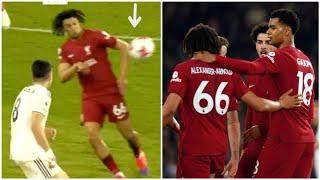 VAR to disallow Liverpool goal vs Leeds for Trent Alexander-Arnold handball ?!