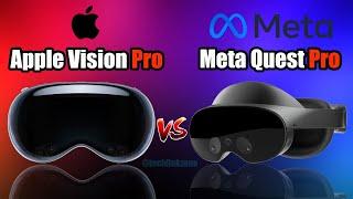 Apple Vision Pro vs Meta Quest Pro Comparison | Which is Better ?