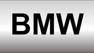 How to Pronounce BMW