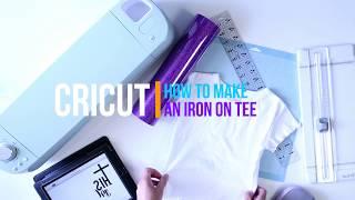 How To Cricut An Iron On Graphic TShirt