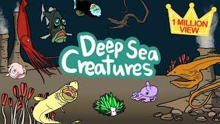 Deep sea animals | What kind of fish lives under the deep sea? | Kids Draw