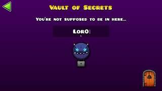 Geometry Dash: Unlocking The Vault of Secrets (50 Diamonds)