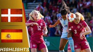 Denmark vs Spain | Friendly International Women - Highlights All Goals 05/07/23