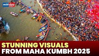 Maha Kumbh 2025: Revisit the Kumbh Mela with these stunning aerial visuals