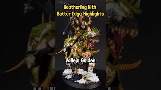 Weathering Trim On Models #painting #aos #paintingtutorial #hobby #gamesworkshop #howto #shorts