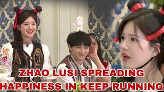 Zhao Lusi spread happiness in Keep Running 10 together with Bai Lu, Angela Baby, Zhou Chen, Sha Yi