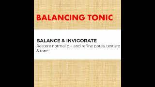 BALANCING TONIC - REFINES SKIN PORES