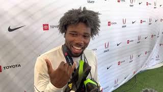 Noah Lyles after winning 2022 USA 200m title