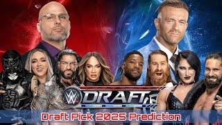 WWE Draft Pick 2025 Prediction #viralvideo #trending #wwe #wwedraft #wwedraft2025