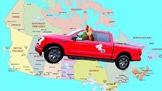 The 7-Day Race Across Canada in an EV Truck!