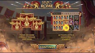 Legacy of Rome slot StakeLogic - Gameplay