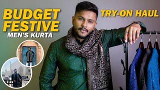 BEST BUDGET KURTAS FOR DIWALI AND WEDDING SEASON 2025 | MYNTRA Sale 2024 | KURTA HAUL MEN