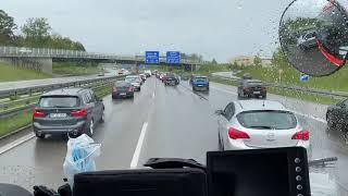 [EINSATZFAHRT] Durch eine gute Rettungsgasse zu einem Unfall auf die A96
