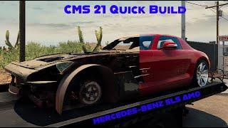 SALVAGE MERCEDES SLS AMG GETS A FULL REBUILD ∥ CMS 21 QuickBuild