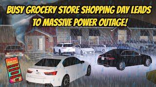 Greenville, Wisc Roblox l HUGE STORM Power Outage BUSY SHOPPING DAY - Realistic Roleplay