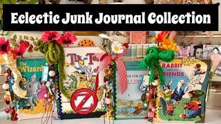 NEW Junk journal Collection / Handmade Journals From Old Books / How I Store My Junk Journals