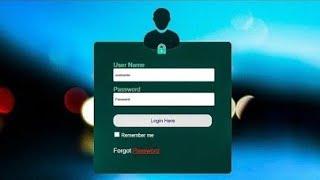 How To Create Login Form In HTML and CSS in Hindi | With Codes | Make Sign In Form Design