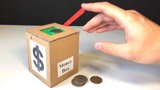 How to Make Coin Bank Box at Home