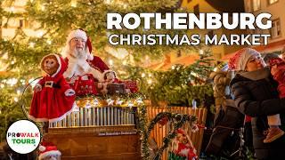 Rothenburg Christmas Market 2024: A Tour Through Markets and Stores 4K 60fps