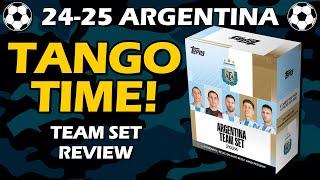 2024-25 Topps Argentina AFA Team Set Soccer Box Review