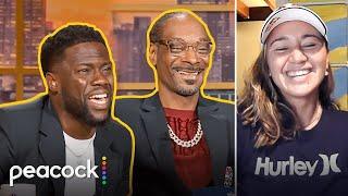 Surfer Carissa Moore Keeps Her Gold Medal Where? | Olympic Highlights With Kevin Hart and Snoop Dogg