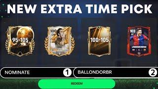 2x REDEEM CODES ! FREE 95-105 PACK - UPDATED MARKET PICKS , ICON CHRONICLES & POTM - FC MOBILE 25