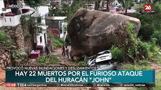 MÉXICO | El furioso huracán "John" deja un saldo de 22 muertos