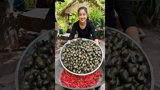 Yummy snails  and chili ️ cooking ‍