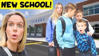 OUR MORNING ROUTINE: FIRST DAY at a NEW SCHOOL!