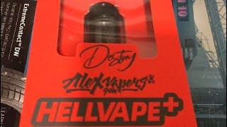 Destiny RTA by HellVape & Alex Vapers MD!  the GEAR RTA of 2020!