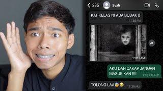 BERMALAM DI SEKOLAH | CHAT HISTORY TERSERAM !!