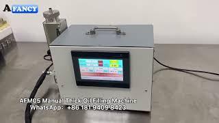 Afancy AFM05 High Accuracy 510 THC Hemp CBD Oil Filling Machine Suppliers Desktop Cartridge Filler