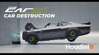 The CarFX - Houdini Car Destruction Course + CG Car Asset