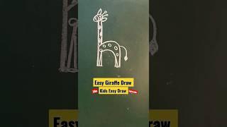 Easy Giraffe Drawing    #shorts #youtubeshorts #trending 19.03.23