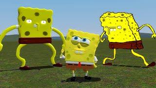 Spongebob vs 2D Spongebob vs 3D Spongebob Memes in Garry's Mod! (Sanic Clones Memes)