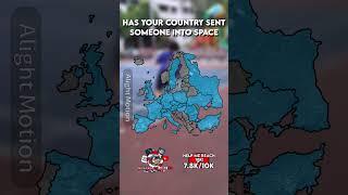 Has Your country sent someone into space #country #history #fypシ #geography #subscribe