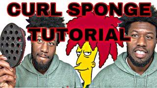 Curl Sponge Tutorial For Beginners: The Best Way To Use A Curl Sponge For Afro Hair