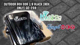 OUTDOOR BOX ODB 1:8 BLACK (BOX ONLY) GD-208