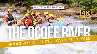 Ocoee River Whitewater Rafting in 4K ~ Middle Put-in