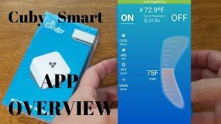Cuby Smart App overview works with Google Assistant & Amazon Alexa smart air conditioner
