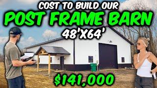 48x64 POST FRAME COST BREAKDOWN!