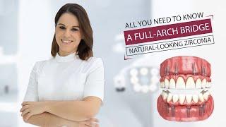 All you need to know about natural-looking Zirconia on A Full-Arch Bridge with Dr Gomes