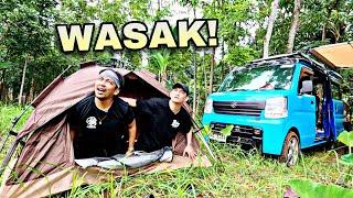 MINIVAN TENT CAMPING SET UP | BAKIT TATAGAIN?