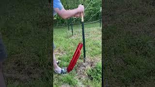 How We Moved Fence Posts After Heavy Rain #removetposts #homesteadfence