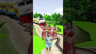 Helicopter sibri dop & 3 beautiful Girl Dance vs train #vfx #shorts #viral