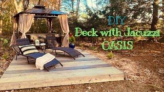 DIY Deck with Jacuzzi Oasis